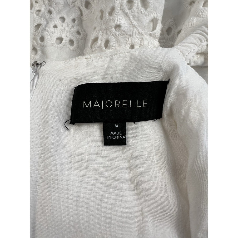 Majorelle Revolve M Sunny Daze Dress in White Lace Floral Cutecore Girly Flirty - Picture 6 of 9